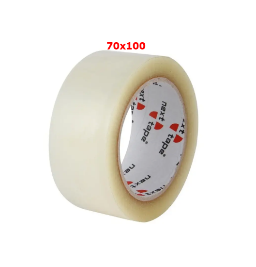 ŞEFFAF KOLİ BANDI 70X100  / HOTMELT resmi