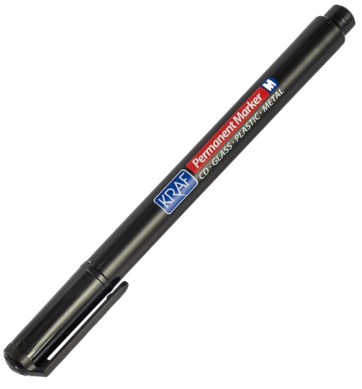 KRAF ASETAT KALEMİ OHP PLUS (M) 280 SİYAH resmi