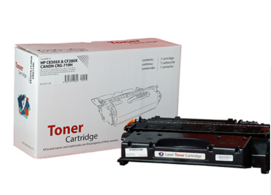 HP CE505X,CF280X & CANON CRG-719H (6.9K) / MUADİL TONER resmi