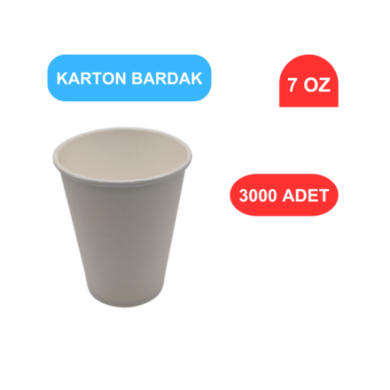 KARTON BARDAK 7 OZ - 3000'Lİ resmi