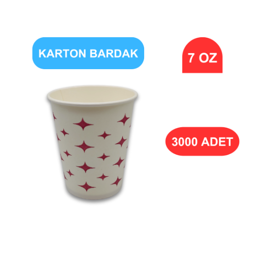 KARTON BARDAK 7 OZ - 3000'Lİ resmi
