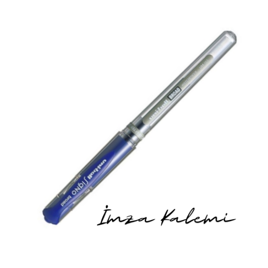 UNİ-BALL İMZA KALEMİ SIGNO UM-153 1.0 MAVİ resmi