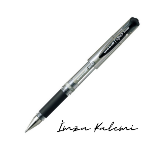 UNİ-BALL İMZA KALEMİ SIGNO UM-153 1.0 - SİYAH resmi